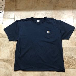 2004 Blue Pocket Carhartt tshirt